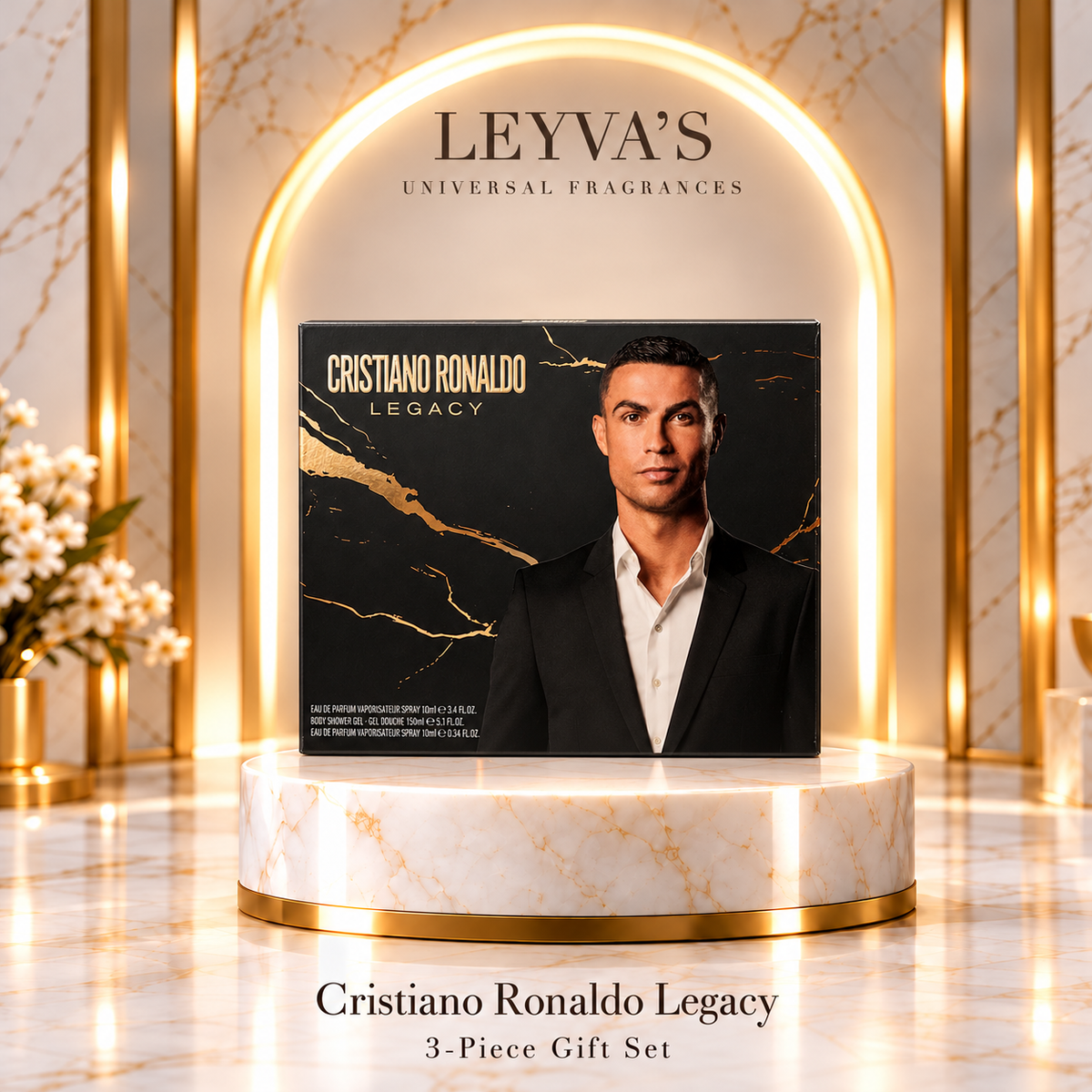 Cristiano Ronaldo Legacy for Men – 3-Piece Gift Set
