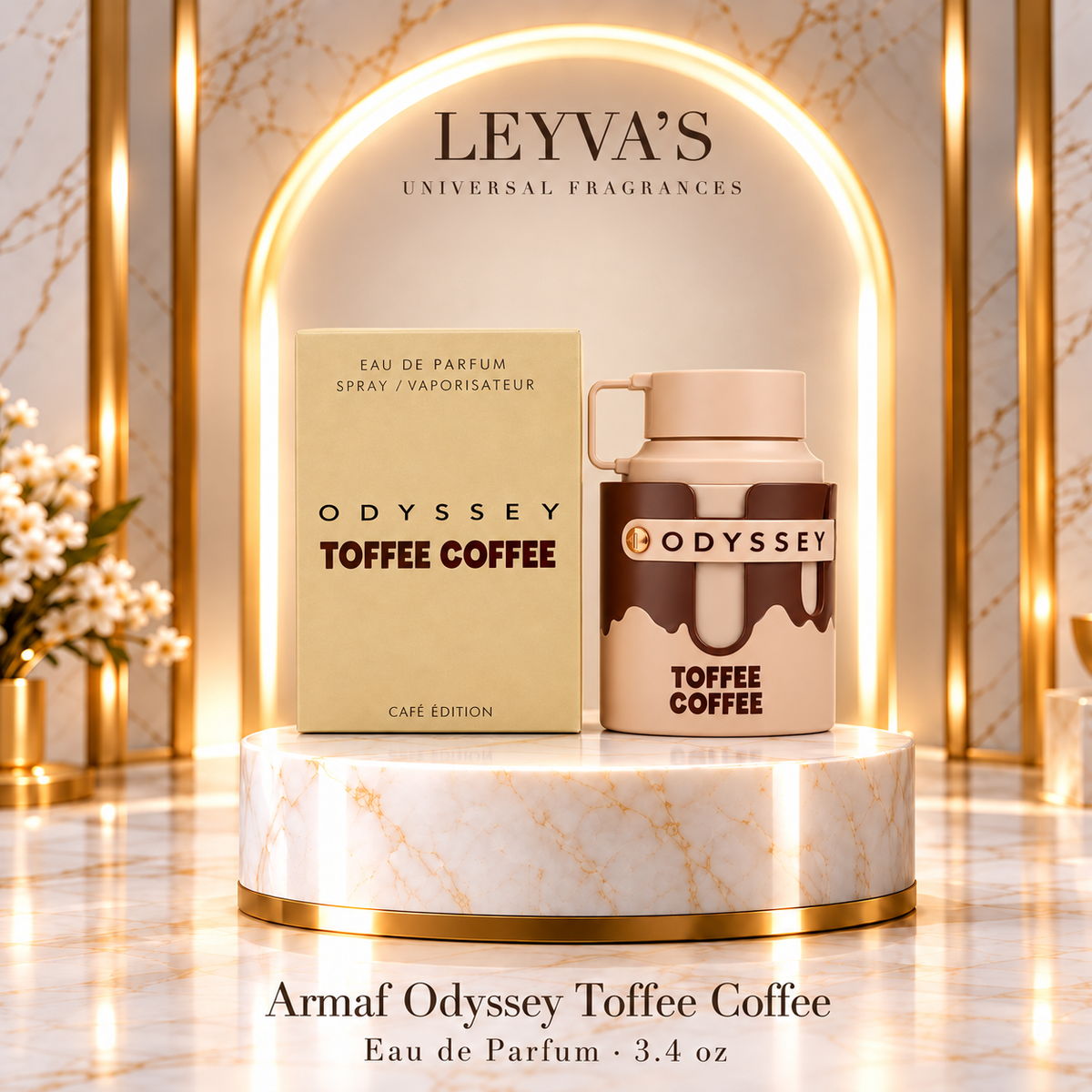 Odyssey - Toffee Coffee Cafe Edition by Armaf for Unisex - 3.4 oz EDP Spray