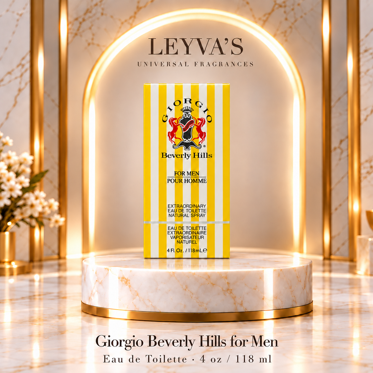 Giorgio Beverly Hills para hombre – Eau de Toilette en vaporizador – 118 mL