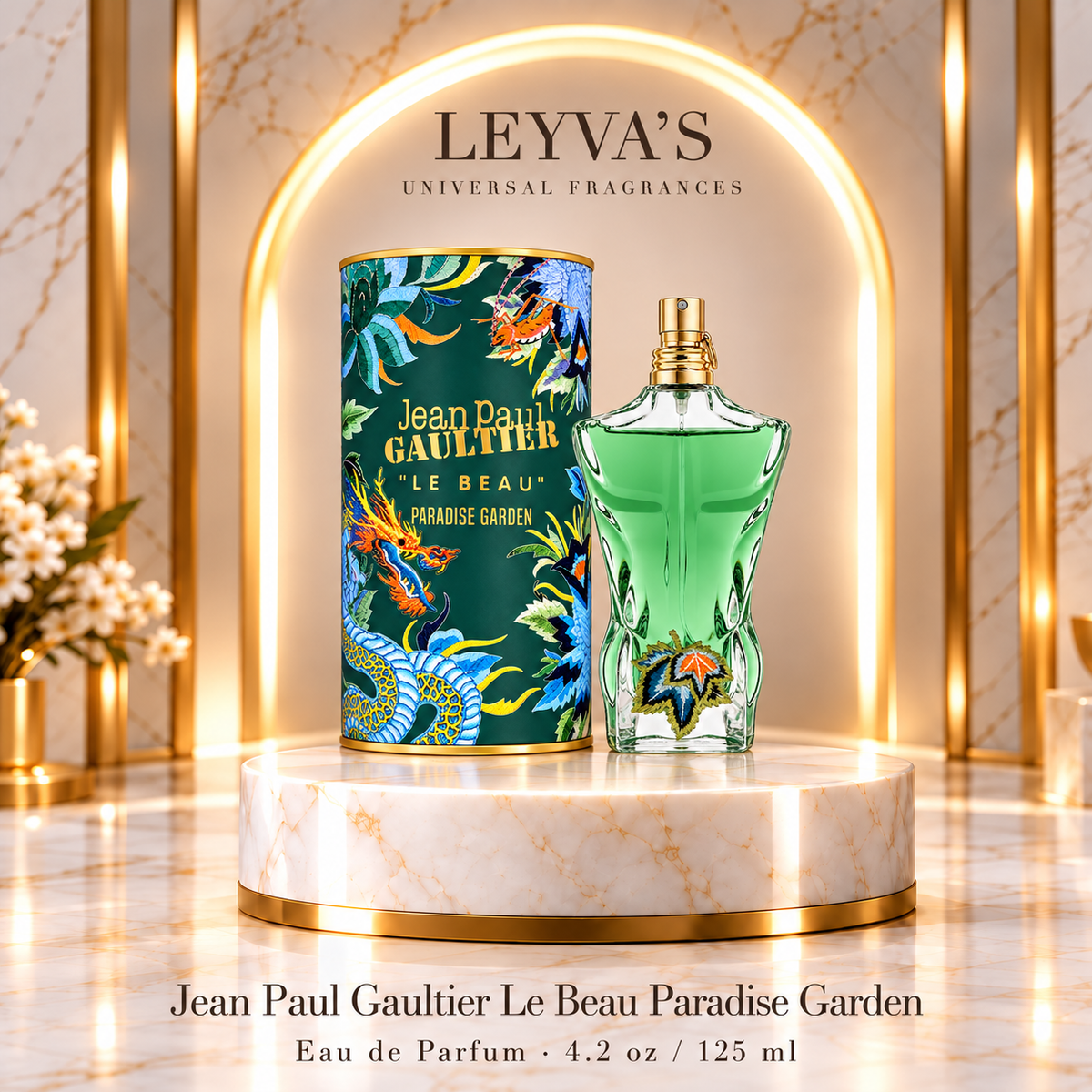 Jean Paul Gaultier Le Beau Paradise Garden - Eau de Parfum - 4.2 oz / 125 ml