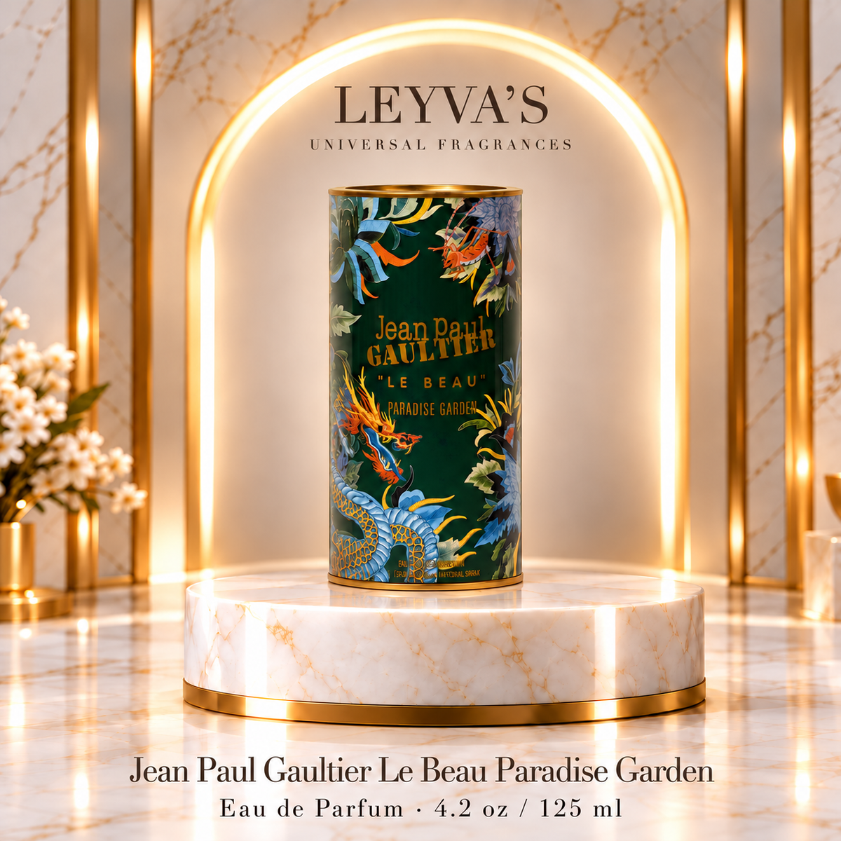 Jean Paul Gaultier Le Beau Paradise Garden - Eau de Parfum - 4.2 oz / 125 ml