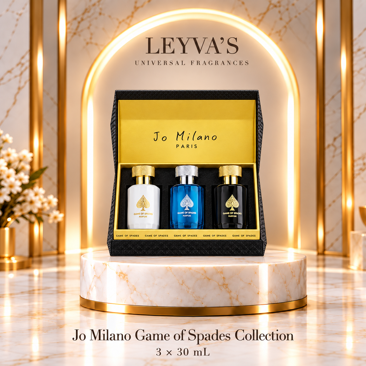Jo Milano Game of Spades Collection – 3 × 30 mL