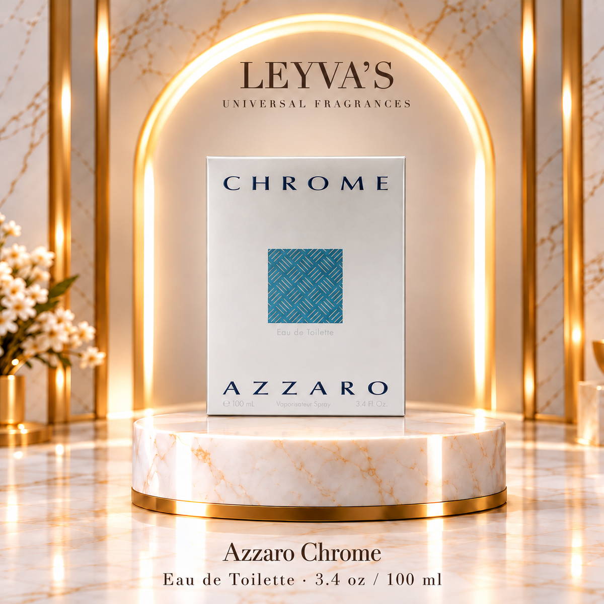 Azzaro Chrome - Eau de Toilette - 3.4 oz / 100 ml