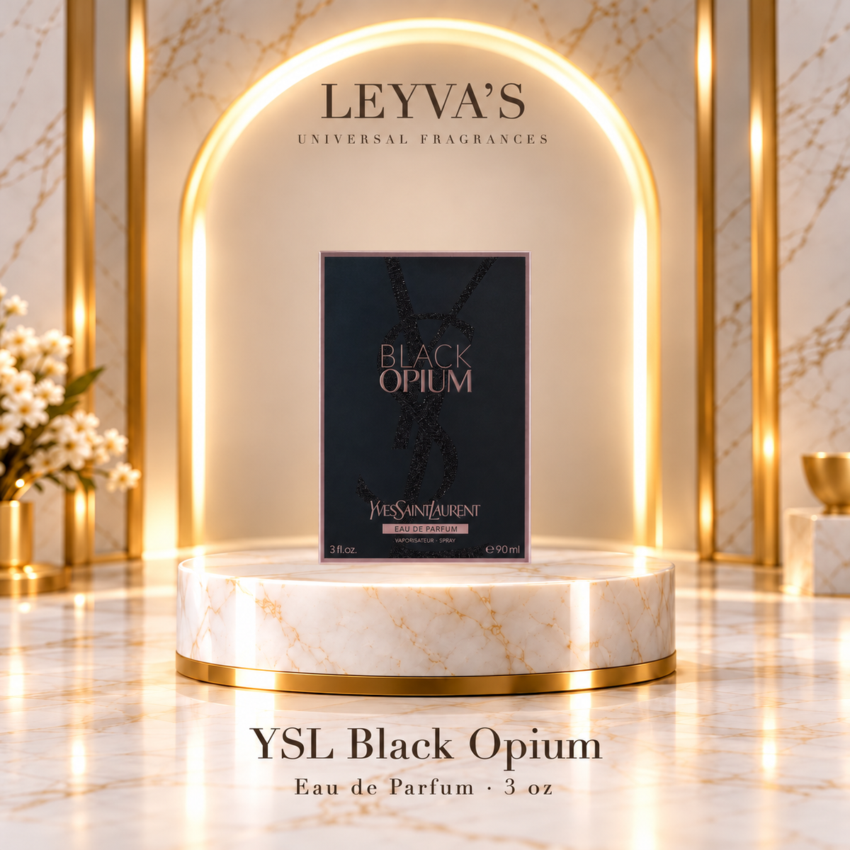 Black Opium by Yves Saint Laurent for Women - 3 oz EDP Spray