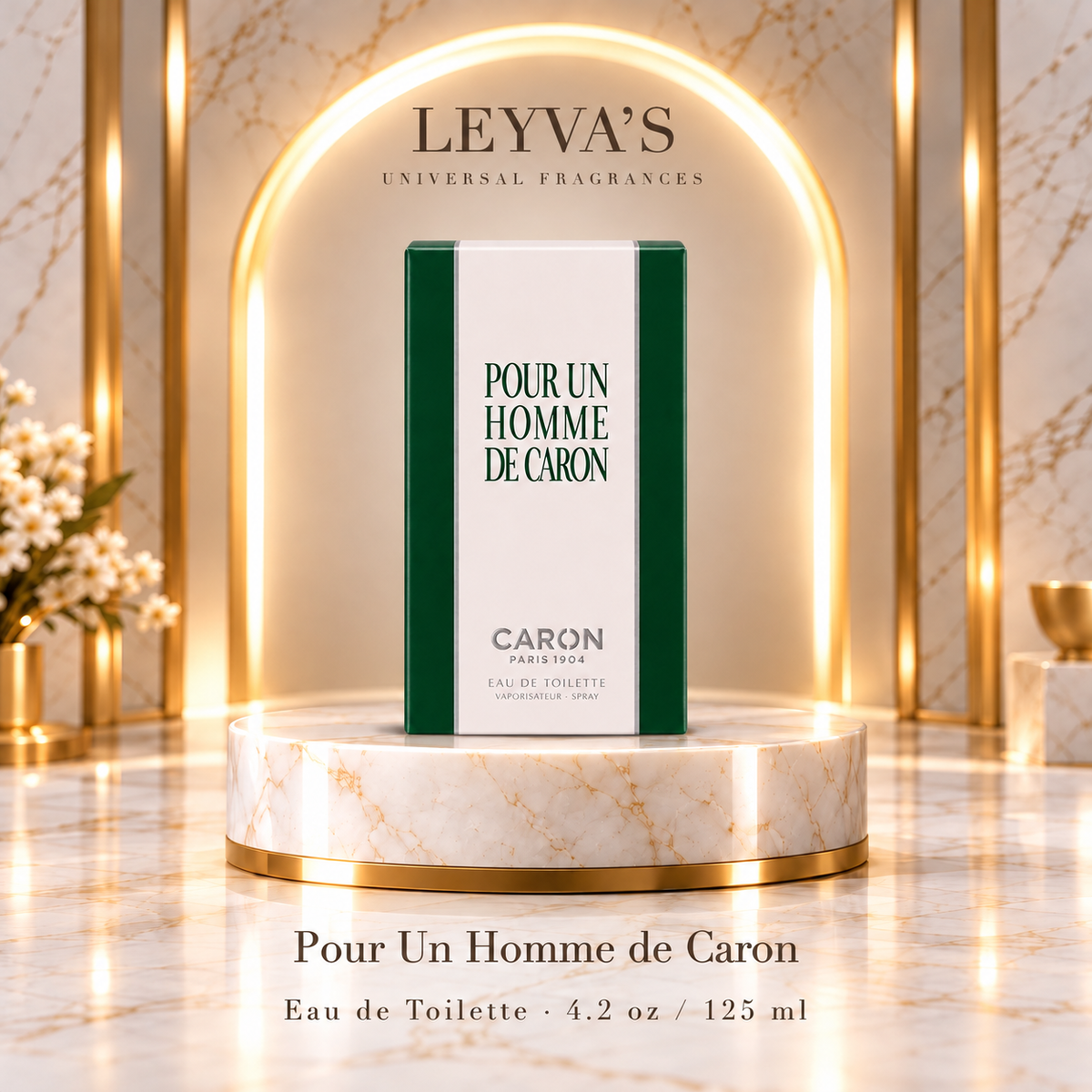 Pour Un Homme de Caron for Men - Eau de Toilette Spray - 4.2 oz / 125 ml