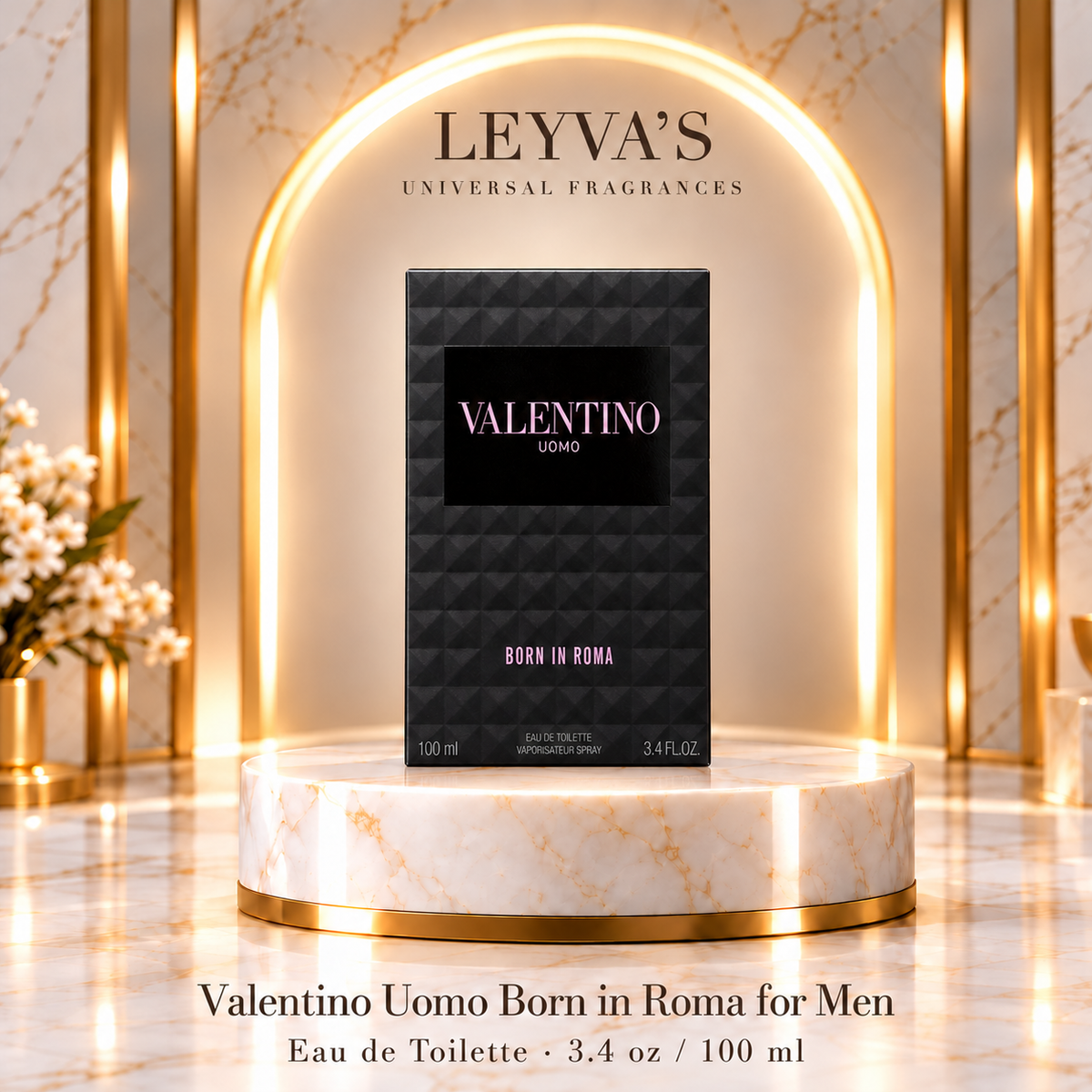 Valentino Uomo Born in Roma for Men - Eau de Toilette - 3.4 oz / 100 ml