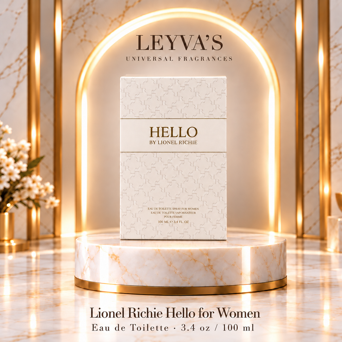 Lionel Richie Hello for Women – Eau de Toilette – 3.4 fl oz