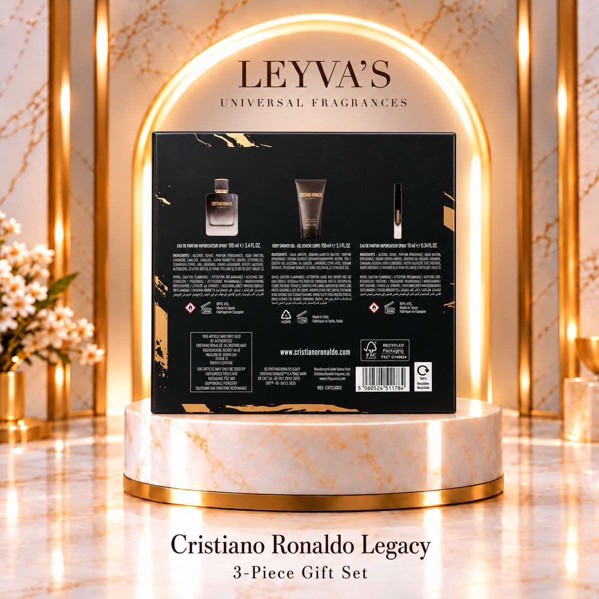 Cristiano Ronaldo Legacy for Men – 3-Piece Gift Set