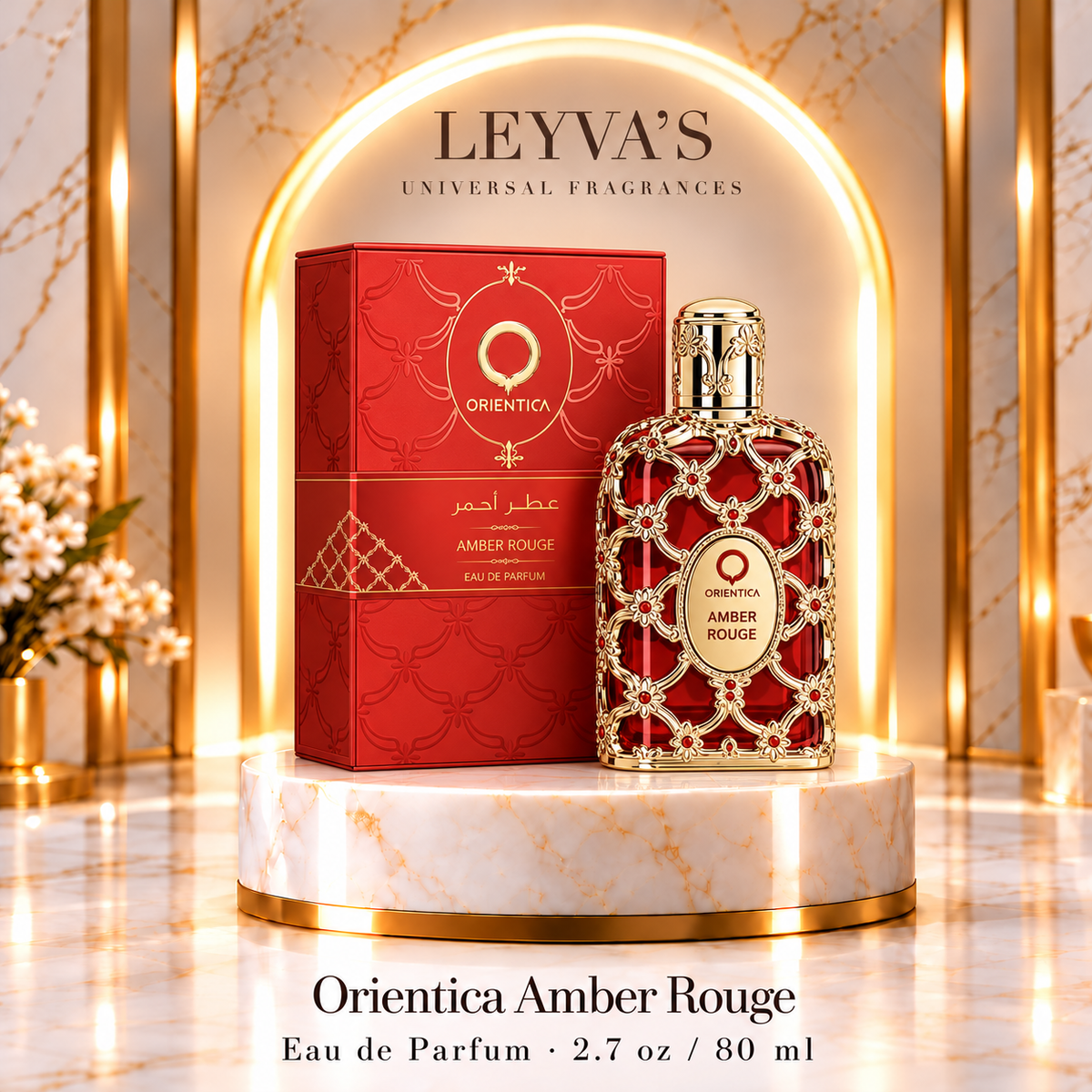 Orientica Amber Rouge - Eau de Parfum - 2.7 oz / 80 ml — imagen secundaria 2