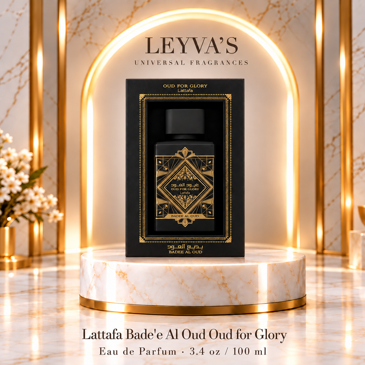 Lattafa Bade'e Al Oud Oud for Glory - Eau de Parfum - 3.4 oz / 100 ml