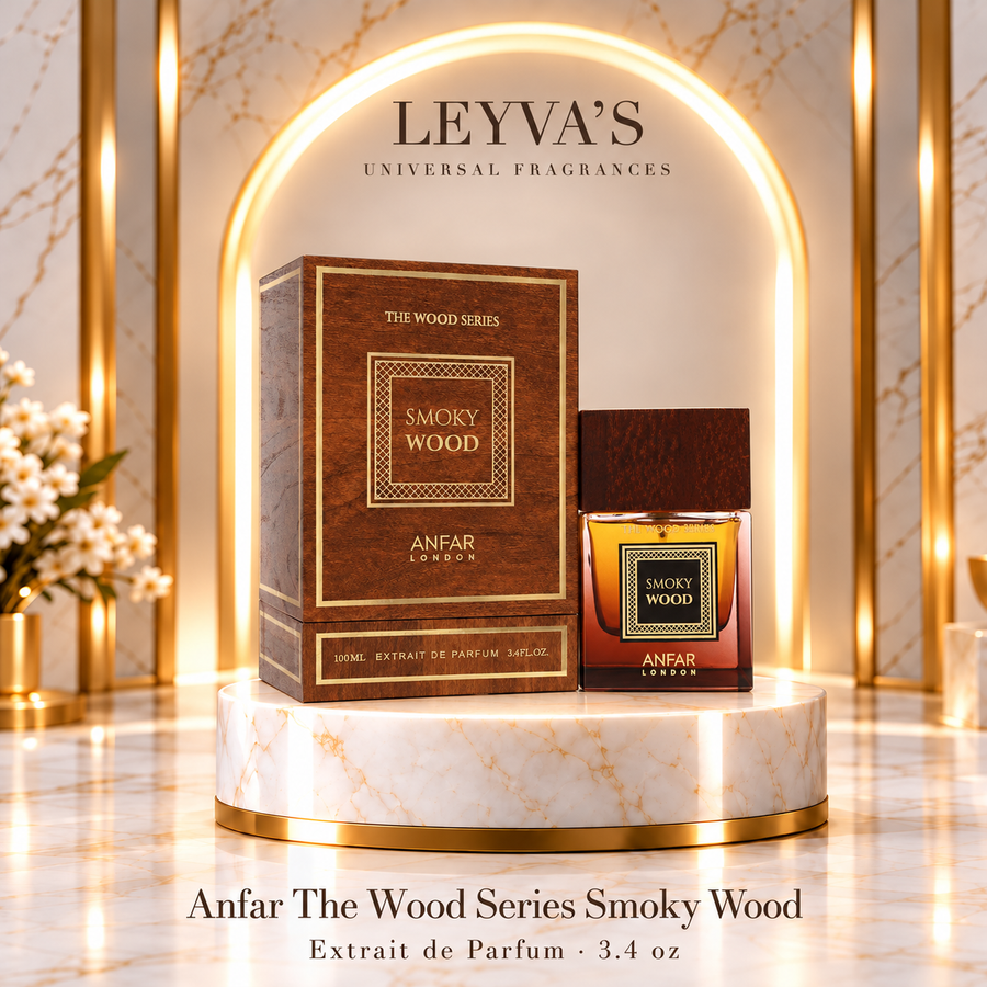 The Wood Series - Smoky Wood by Anfar for Men - 3.4 oz Extrait De Parfum Spray