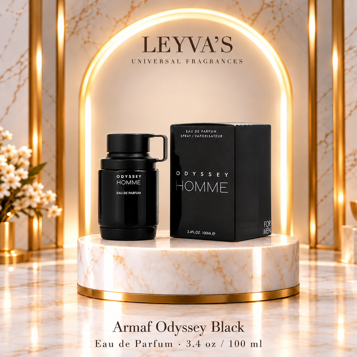 Armaf Odyssey Black - Eau de Parfum - 3.4 oz / 100 ml