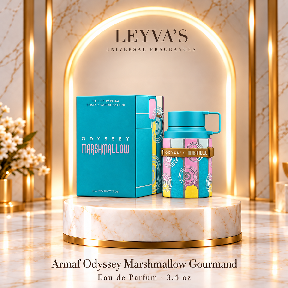Odyssey - Marshmallow Gourmand Edition by Armaf for Women - 3.4 oz EDP Spray