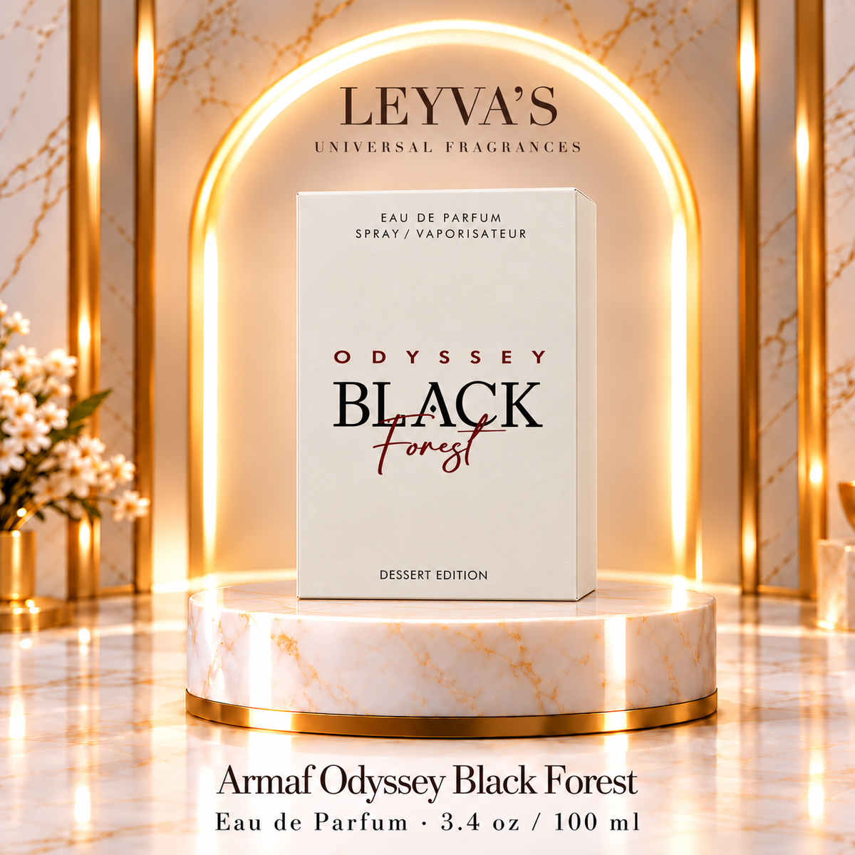 Odyssey - Black Forest Dessert Edition by Armaf for Unisex - 3.4 oz EDP Spray