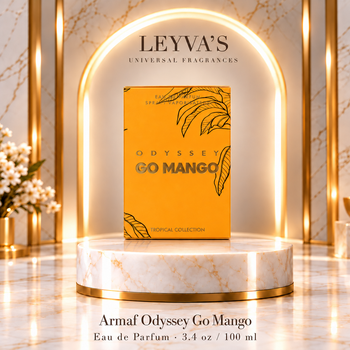 Armaf Odyssey Go Mango Tropical Collection – Eau de Parfum Spray – 100 mL