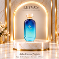 Azha Eternal Nights for Women - Eau de Parfum - 3.3 oz / 100 ml — producto y pedestal