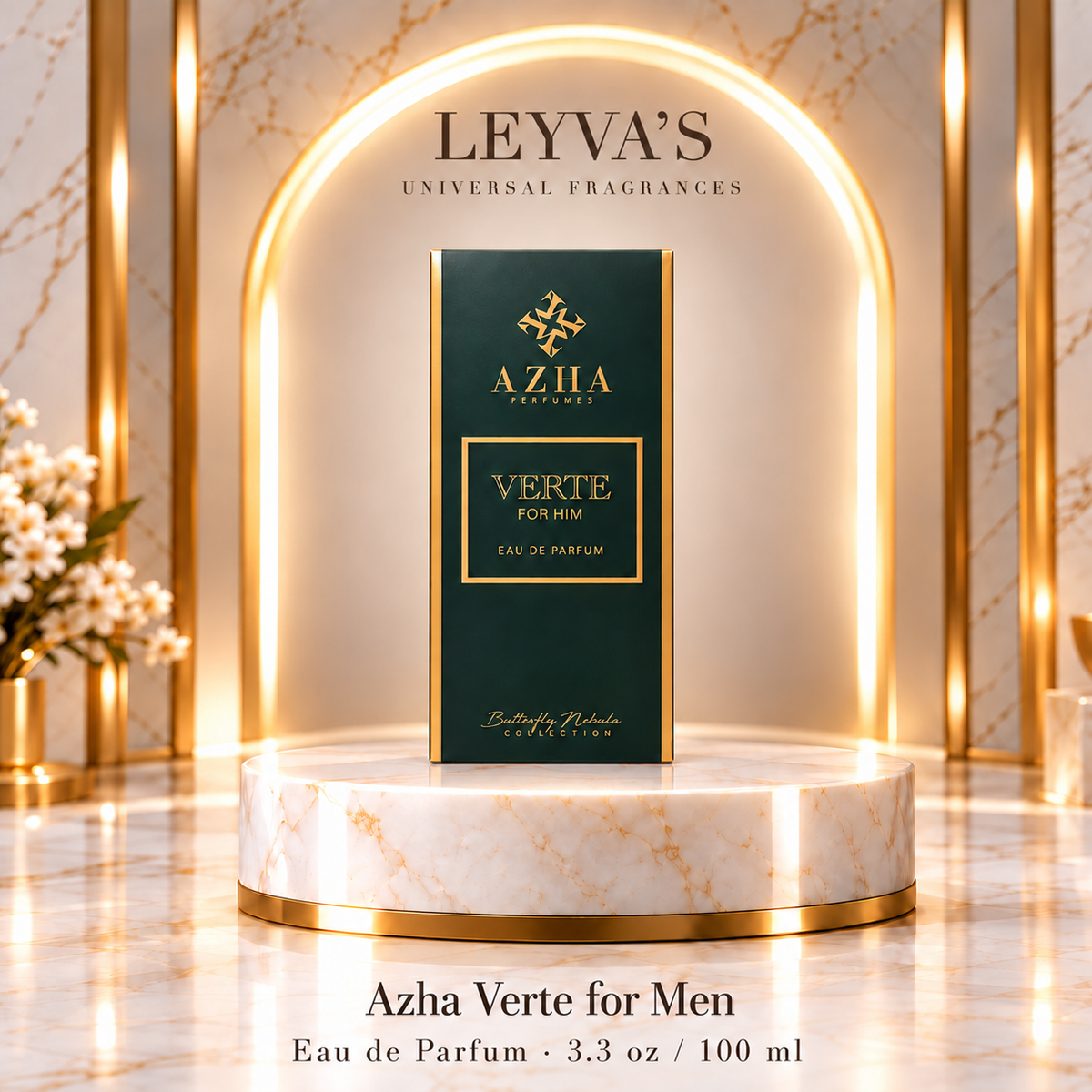 Azha Verte for Men - Eau de Parfum - 3.3 oz / 100 ml