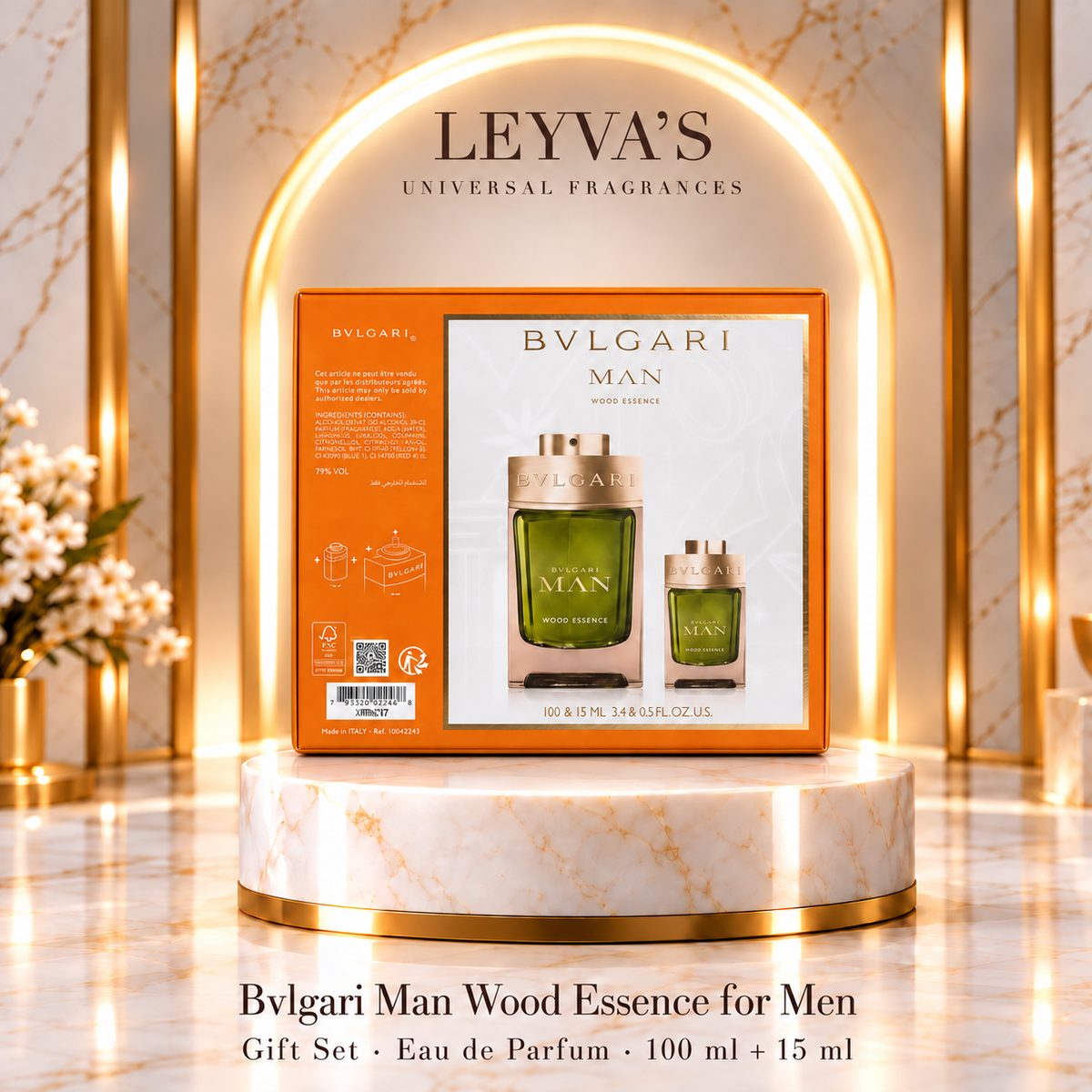 Bvlgari Man Wood Essence for Men - 2-Piece Gift Set
