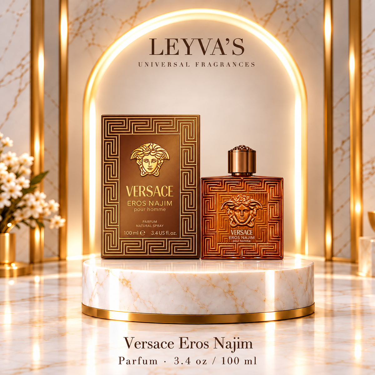 Versace Eros Najim - Parfum - 3.4 oz / 100 ml