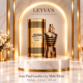 Jean Paul Gaultier Le Male Elixir - Parfum - 4.2 oz / 125 ml — producto y pedestal