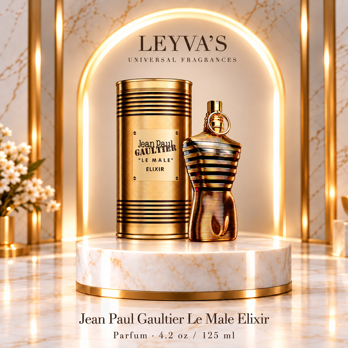 Jean Paul Gaultier Le Male Elixir - Parfum - 4.2 oz / 125 ml