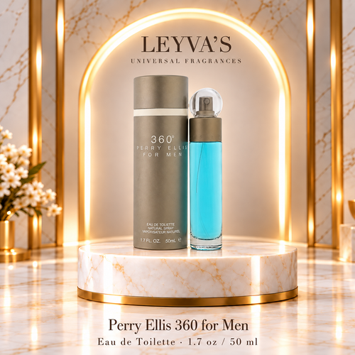 360 by Perry Ellis for Men - 1.7 oz EDT Spray — producto y pedestal