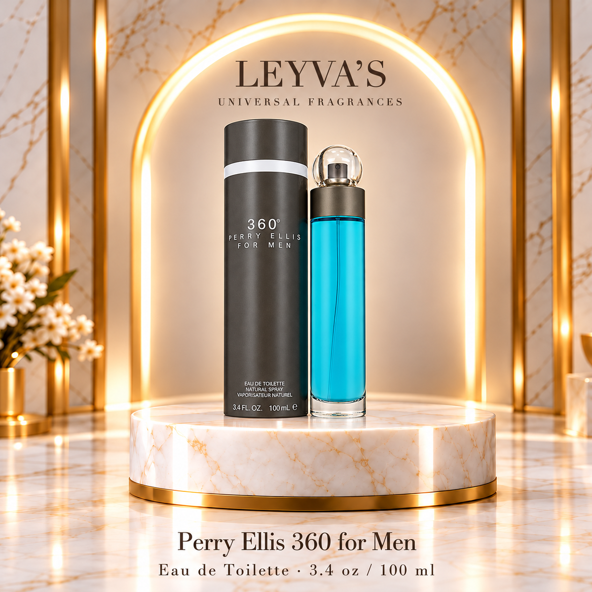 Perry Ellis 360 para Hombre - Eau de Toilette - 3.4 oz / 100 ml