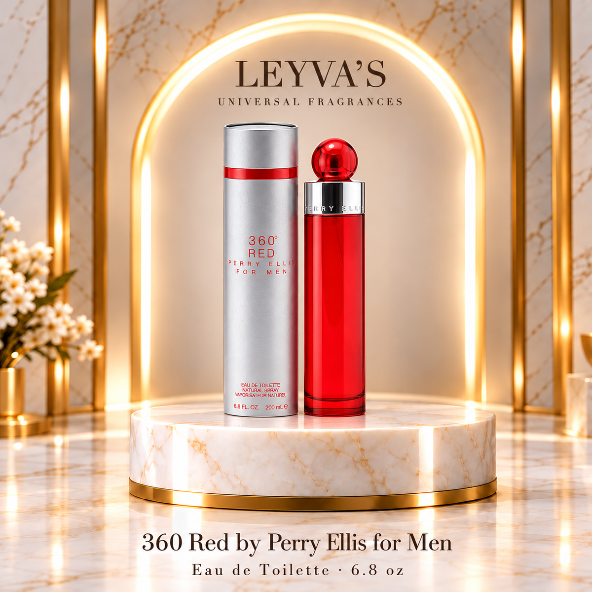 360 Red by Perry Ellis for Men - 6.8 oz EDT Spray