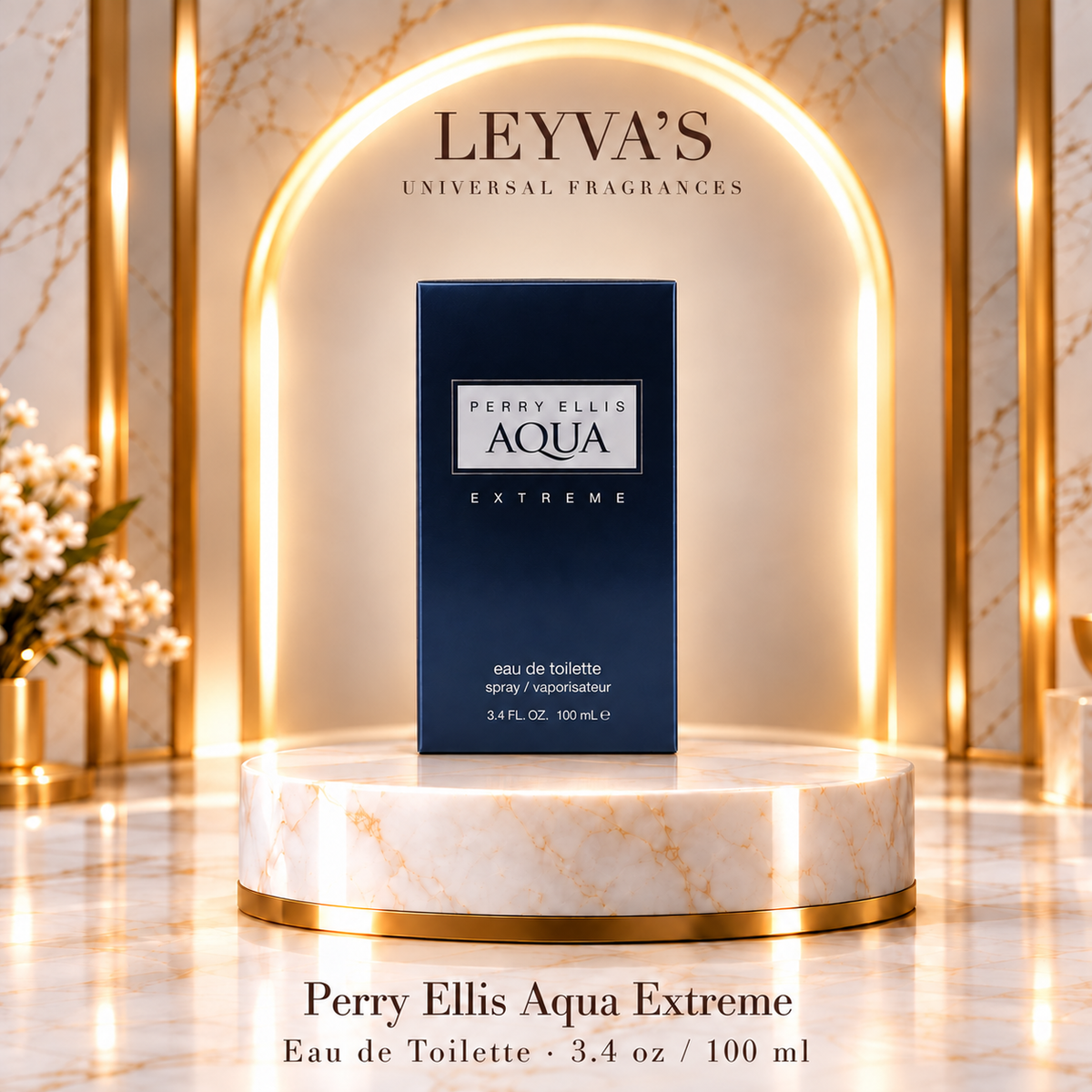 Perry Ellis Aqua Extreme, de Perry Ellis — para hombre - 3.4 oz Eau de Toilette en vaporizador