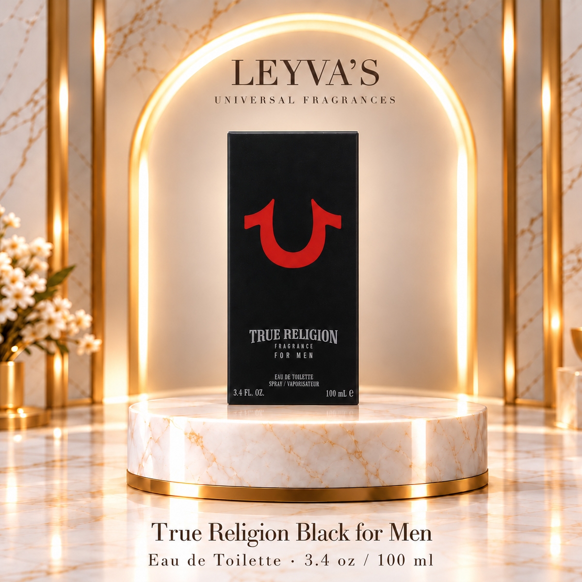True Religion Black for Men — Eau de Toilette · 3.4 oz / 100 ml