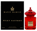 Matin Martin Silky Saffron for Unisex - Arabian Perfume for Women & Men - Long Lasting Woody Spicy Fragrance with Leather, Vetiver, Sandalwood Notes - Arabic Cologne - Travel Size - 3.4 oz EDP Spray