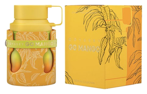 Armaf Odyssey Go Mango Tropical Collection – Fruity, Woody, Amber, Vanilla – Eau de Parfum Spray Long-Lasting Fragrance for Unisex, 3.4 Ounce / 100 ml